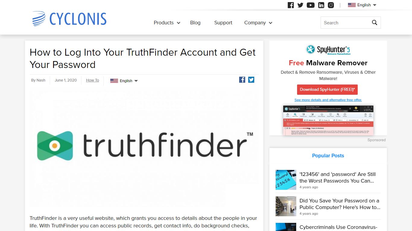 How to Log Into Your TruthFinder Account and Get Your Password